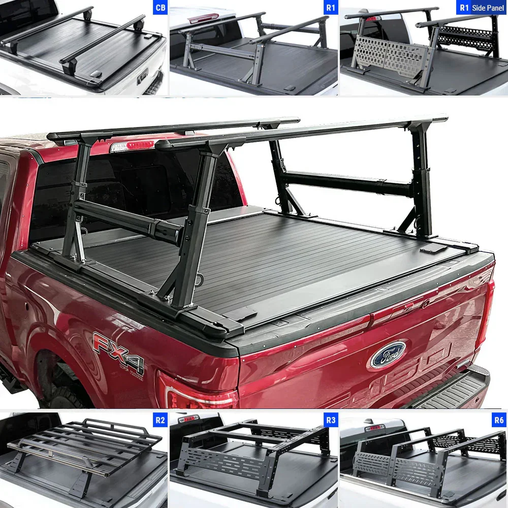 [2-in-1 Bundle] Ford F-150 Retractable Tonneau Cover w/ Rack System - Image 30