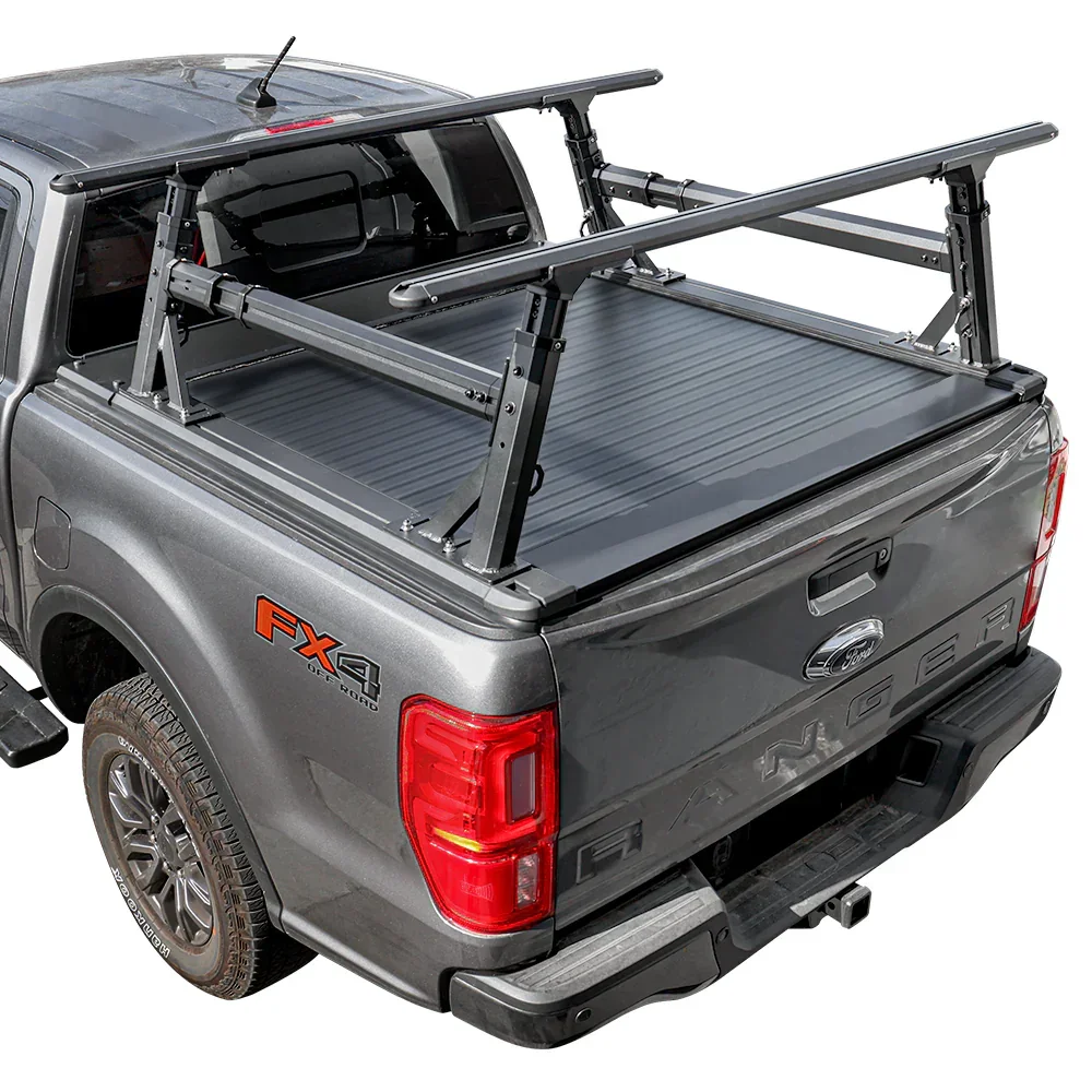 [2-in-1 Bundle] Ford Ranger Retractable Tonneau Cover w/ Rack System - Image 31
