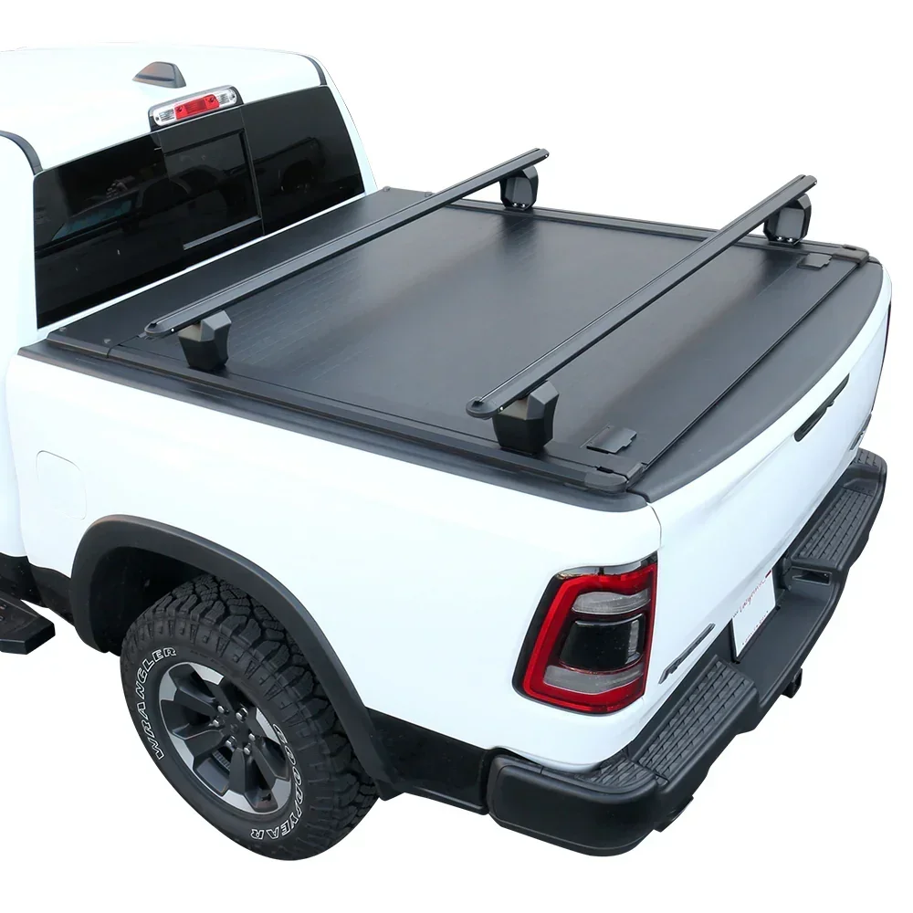 [2-in-1 Bundle] Nissan Titan Retractable Tonneau Cover w/ Rack System - Image 29