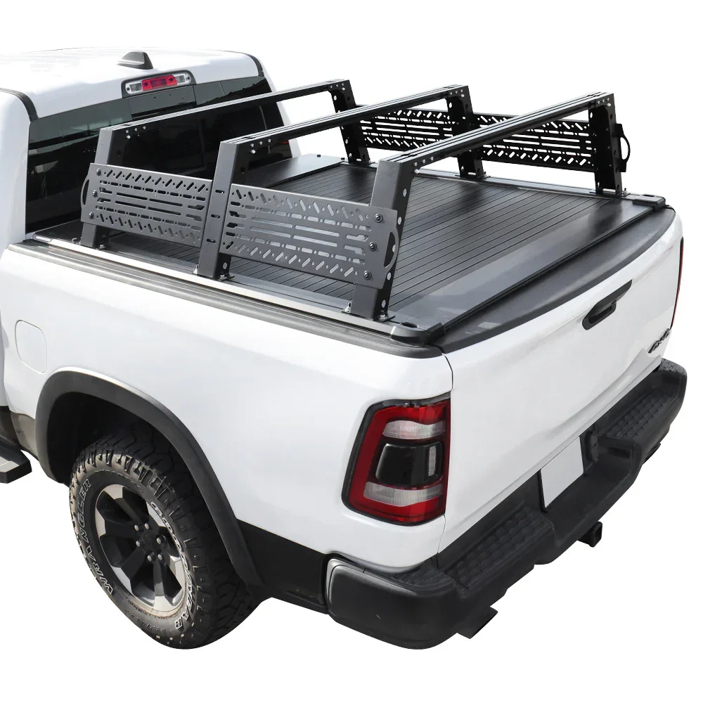 [2-in-1 Bundle] Ram 1500/2500/3500 Retractable Tonneau Cover w/ Rack System - Image 19