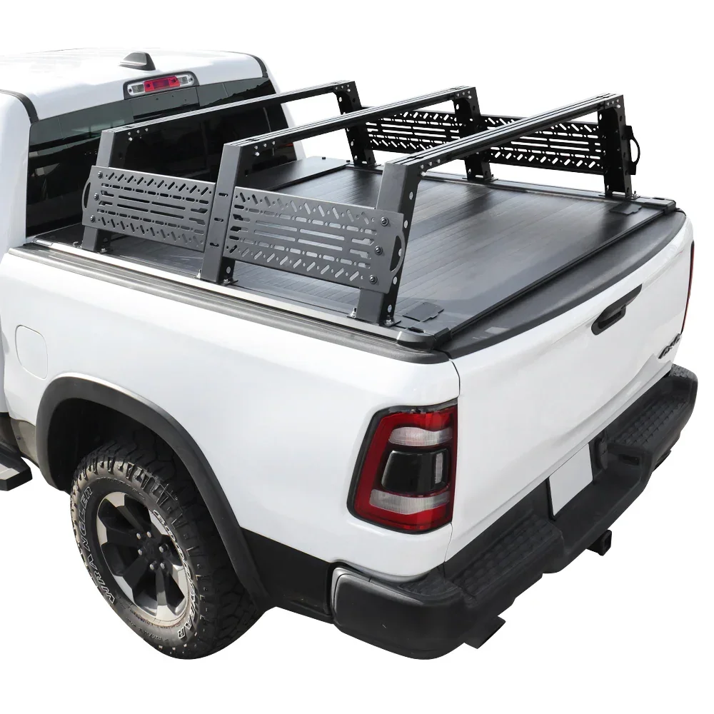 [2-in-1 Bundle] Silverado/Sierra 1500 Retractable Tonneau Cover w/ Rack System - Image 19