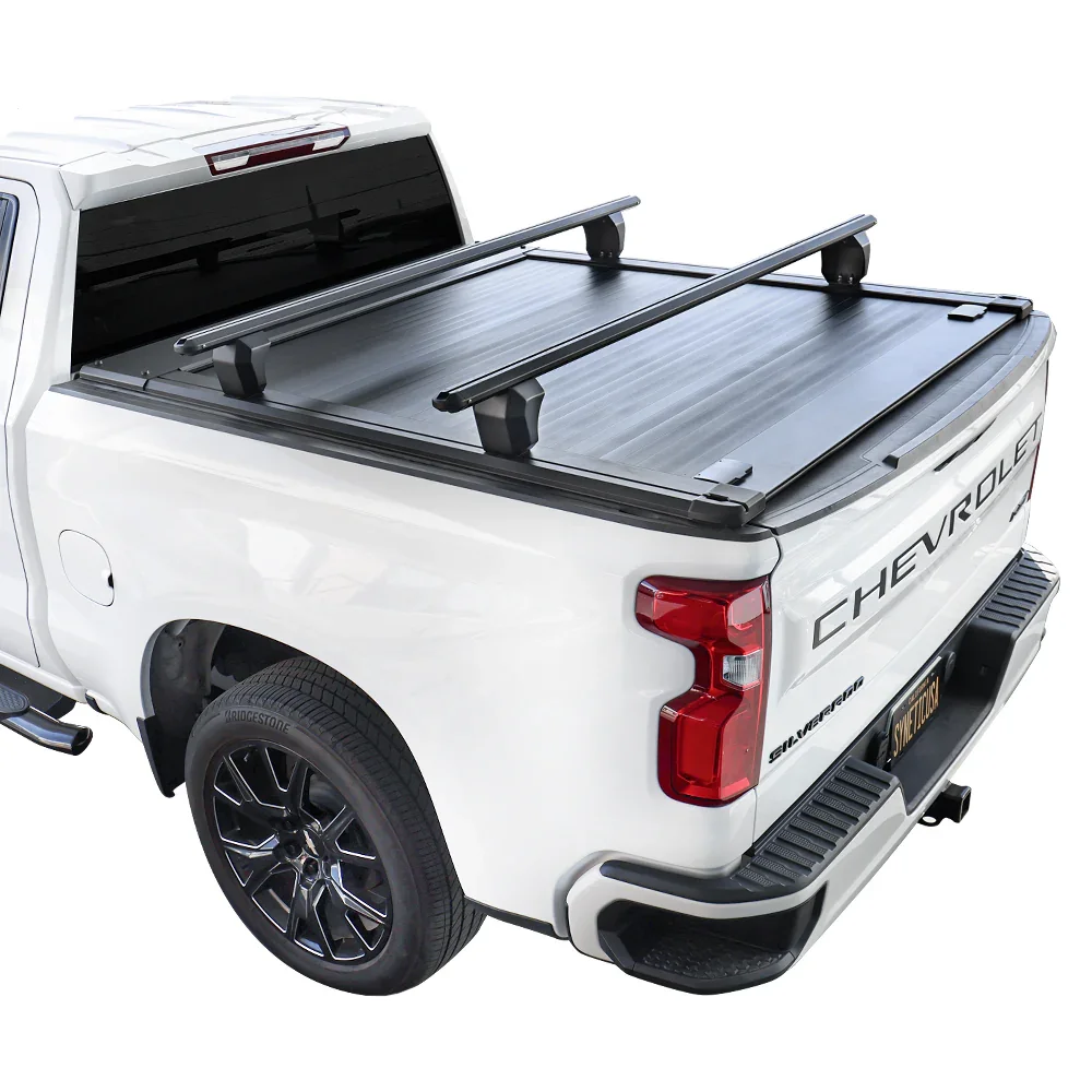 [2-in-1 Bundle] Silverado/Sierra 1500 Retractable Tonneau Cover w/ Rack System - Image 20