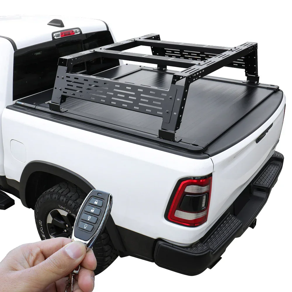 [2-in-1 Bundle] Ford Ranger Retractable Tonneau Cover w/ Rack System - Image 17