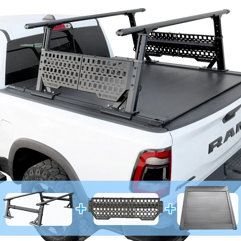 [2-in-1 Bundle] Jeep Gladiator Retractable PRO Tonneau Cover w/ Rack System - Image 19