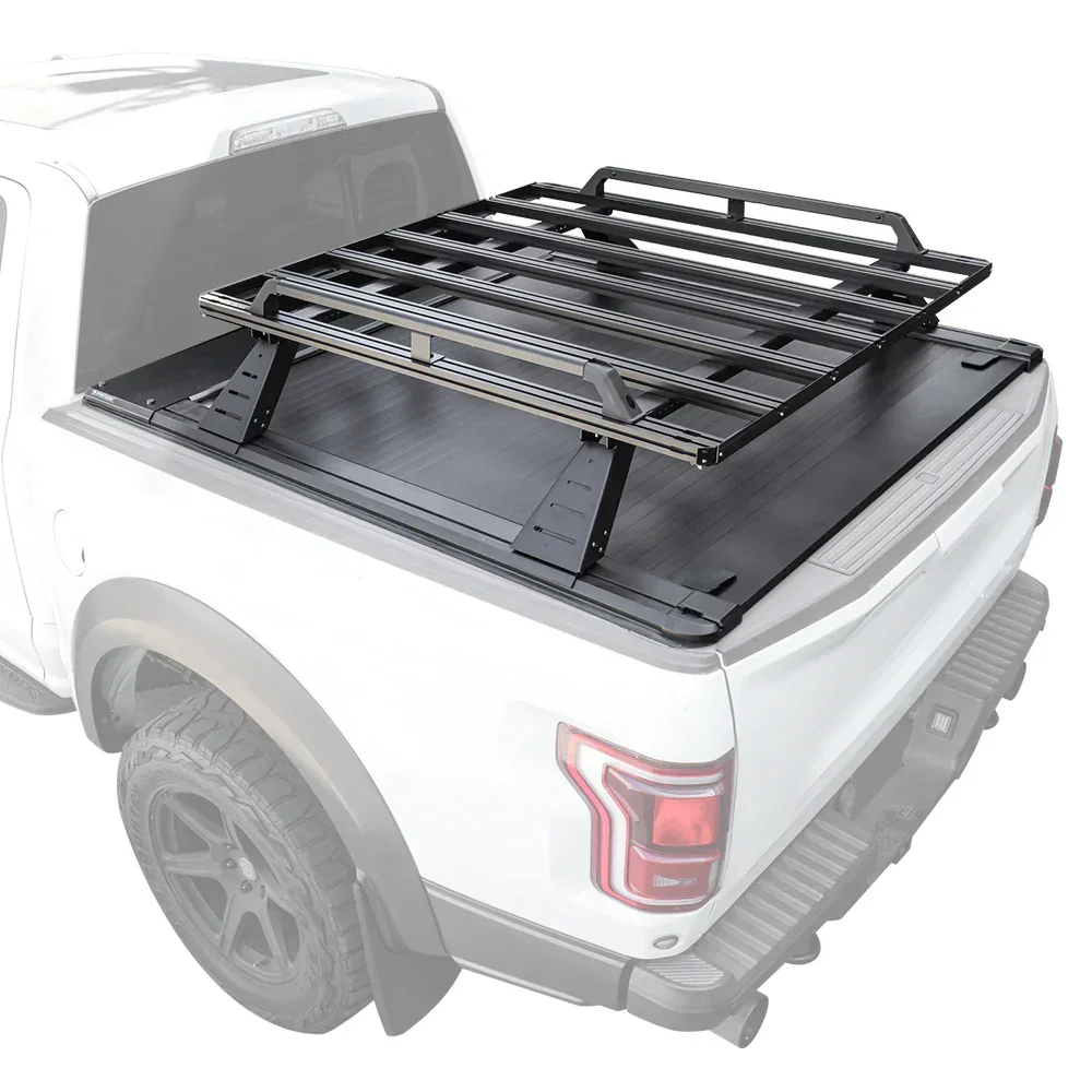 [2-in-1 Bundle] Ford Ranger Retractable Tonneau Cover w/ Rack System - Image 27