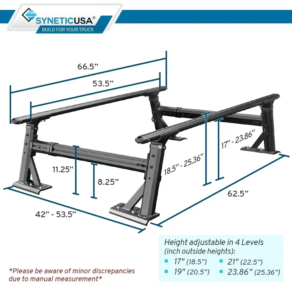 Off-Road Essential Duo - MR Retractable PRO Tonneau Cover + Adjustable Ladder Rack - Image 18