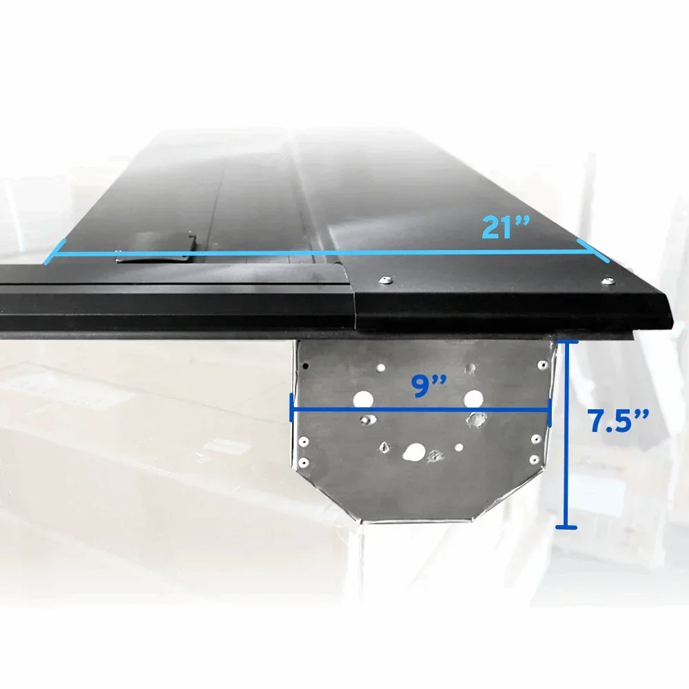 Overland PRO Quad Pack - MR Tonneau Cover + Ladder Rack + Side Panels + Roof Top Tent - Image 12